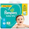 Pampers 81715587 - Baby-Dry Pants - Pannolini, Bianco, 2 confezioni da 76 pannolini, Taglia 5