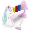 Mousehouse Gifts Mousehouse - giocattolo con martello in legno - unicorno