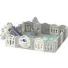 Magic ZC Box Bambini, Recinto per Bambini, Centro Attività Infantile Parco Giochi per Bambini con Schiuma Anticollisione, Box Neonato Grande Pieghevole Interni ed Esterni (Y 16+2 Combo)