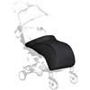 Fayeille Coprigambe per passeggino, coprigambe imbottito con paralume, coprigambe per passeggino (nero)