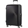 American Tourister Soundbox - Trolley L Espandibile Valigia, 77 cm, 97/110 L, Nero (Bass Black)