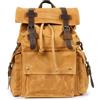 FANDARE Unisex Zaino Uomo/Donna Zaino scuola Zaino da viaggio, Universita Borse a Zaino, Adolescente Tela Borsa Tracolla Giallo