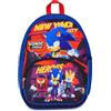 Seven Sonic Zainetto Asilo, Blu, Tasca Frontale con Zip, Tasca per Borraccia, Asilo e Tempo Libero, Bambino, zaino