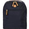 Bric's Zaino City Medio X-Collection in Nylon con Fascia per Maniglia Trolley, Leggero, Robusto e Impermeabile, Spallacci Regolabili, Ideale per tutti i giorni, Dimensioni 29x35x13, Ocean Blue