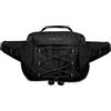 Dolly Noire Marsupio Shade Waistpack Black, Urban, Nero - Unisex, Multifunzionale, con Tasche Nascoste
