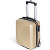 Valigeria.shop Valigetta Bagaglio a Mano 40x30x20 cm Uomo Donna Ragazzo Ragazza Bambini Rigido 2 Ruote Maniglia Telescopica Valigia Compatta Piccola da Cabina Ryanair EasyJet Multicolore Offerta Mod:1203 (Oro)