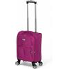 Or&My Trolley Semi-Rigido 50x33x23 cm in Poliestere Resistente Espandibile con 4 Ruote Doppie Rimovibili - Valigia Bagaglio a Mano da Cabina per Viaggi Brevi e Weekend (Mod.214-1, Fuxia)