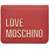MOSCHINO Portafoglio donna Love libretto in ecopelle rosso A25MO23 JC5612 ROSSO
