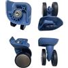 USOHJZ Accessori for trolley Ruota universale silenziosa Parte di ricambio for valigia(Blue)