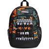 Seven Zaino Scuola Seven Advanced - Camoupix Boy Ragazzo - Arancio, Verde militare - Doppio scomparto - Tasca porta borraccia
