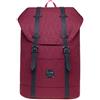 KAUKKO Zaino bello e ben pensato con scomparto per laptop da 15 per scuola, università, 22 litri, Rosso Jnl-ep6-15-30, Taille unique, Zainet