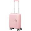 American Tourister Soundbox Mini - Maleta Infantil 47 x 32 x 21 cm, 22 L - Maleta Rígida de Mano, apta para la mayoría de aerolíneas incl. EasyJet - Ligera con 4 ruedas, Rosa (Pastel Pink)