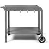 Livoo - Carrello per Piastra GS168G - 2 o 3 bruciatori, 80,5 cm di Altezza, Gancio Incluso