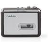 Nedis Cassetta Converter | Portatile | Output di connessione: 1x 3,5 mm / 1x mini USB | Accessori: cavo USB | Potenza a batteria / USB