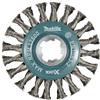 Makita D-73405 X-Lock - Spazzola per ruote con filo metallico, 115 mm