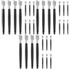 NUOBESTY 3 Set Strumento Di Intaglio Kit Attrezzo Più Rapido Lavorazione Legno Falegnameria Utensili Tuta Da Lavoro Per Il Taglio Del Legno Scalpello Per Incisione Metallo 10 Pezzi * 3