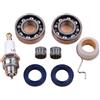 UYTGFO Adatto for Stihl 021 023 025 MS210 MS230 MS250# 6202 Motosega Manovella Albero motore Cuscinetto a sfere Paraolio Set ingranaggio a vite senza fine