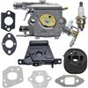 UYTGFO Adatto for Partner 350 351 370 371 420 for Walbro 33-29 W Guarnizione Candela Sostituisci 5300718-21 Carburatore Collettore di aspirazione Motosega