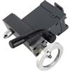 Candeon Mini contropunta per tornio Mini ricambio 210 parti di macchine Accessori per trasmissione meccanica Contropunta in alluminio pressofuso Posizione regolabile Supporto centrale