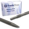Trade-Shop Scalpello a punta 17 x 600 mm per martello perforatore con attacco SDS-Plus (Ø 17 mm) / demolizione di calcestruzzo muratura ecc