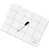 Generico Tappetino Magnetico Lavoro 300x250mm - TappetinoSmontaggio Riparazione Cellulari Laptop Memoria Viti | Include Pennarello Cancellabile Etichettatura | Tappetino Riparazione Elettronica Antistatico PV