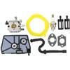 UYTGFO Adatto for motosega Stihl 028 028AV 028 AV for Walbro WT-16B Tillotson HU-40 A64Z carburatore filtro aria tubo carburante filtro carburatore kit