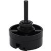 Spacnana Mini Mandrino Per Tornio, Mandrini Per Tornio Autocentranti A 3 Griffe Diametro 50 Mm Acciaio Ad Alto Tenore Di Carbonio Con Bielle Da 6 Mm Per Centro Di Lavoro Stampante 3D (BLACK)