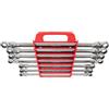 TEKTON Long Flex Head 12-Point Ratcheting Box End Wrench Set with Holder, 7-Piece (6-19 mm) | WRB96201