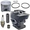 UYTGFO Adatto for decespugliatore Stihl FS220 FS160 FR220 FS180 FS 220 K 4119 020 1204 Parti di ricambio Kit cuscinetto a rulli cilindro pistone da 38 mm
