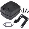 UYTGFO Adatto for silenziatore di scarico for motosega Husqvarna 61 268 272 272XP 268K 272K 272S con piastra di guarnizione di supporto