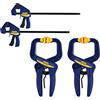 IRWIN Morsetti a presa rapida, set da 4 pezzi con morsetti a barra, 4-1/4, morsetti Handi, 2 (IRHT83222)