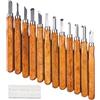 TQEBWUS Kit per Intaglio Legno - Taglierina Per Intaglio Con Pietra Per Affilare | 12 Pezzi Set Di Utensili Per Scultura Del Legno,Per Falegnami Principianti Incisori Artisti Hobby E Verdura