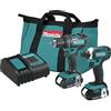 Makita CT225SYX 18V LXT® Litio-Ion Compact Wireless 2-Pc. Kit combinato (1,5 Ah)