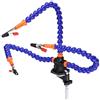 equlup Stazione Di Saldatura Flessibile, 30 Cm/11,8 Pollici Strumento Di Saldatura Fai Da Te a 3 Bracci Da per Drone Da Corsa Rc Fpv (Con Ventilatore)