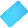 LOORGVEL 1pezzi Tappetino Per Manutenzione Elettronica e Isolante Silicone Per Riparazioni Per Piccole Parti e Viti Organizzatore Da Lavoro Per Tecnici e Appassionati Di Riparazioni