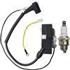 GTWSQQ Kit candela modulo bobina di accensione for motosega Husqvarna 340 345 346XP 350 351 353 355 357XP 359, pezzo ricambio