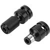 Thincol Adattatore esagonale femmina, 2 pezzi da 1/2 a 1/4 adattatore telescopico per chiave elettrica, convertitore quadrato a sgancio rapido, adattatore mandrino per impatto e cricchetto