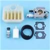 DORFEY Kit guarnizione filtro aria carburante carburatore tipo One Line adatto for motosega Jonsered CS 2141 2145 2150 2147 2149 2151 2152
