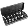 TITAN 51771 - Set di chiavi per tappo di scarico, 14 pezzi, 3/8