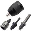 Bahwphry Mandrino per trapano senza chiave da 2-13 mm a 3 ganasce 1/20-20UNF Adattatore a cambio rapido Codoli SDS-Plus da 1/4 di pollice Hex Square Fit Rotarys Hammer Facile da sostituire