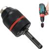 Generic Adattatore per mandrino, mandrino, adattatore per trapano, adattatore per mandrino a sgancio rapido, mandrino autobloccante 1,5 - 13 mm, inserto per utensili