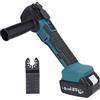 Klanata Utensile multifunzione oscillante Blue Woodworking compatibile con batterie BL1815 BL1820 BL1530 BL1840 BL1850 BL1860 18V - Utensile elettrico universale multifunzionale senza