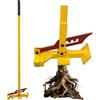 ZGHQHCDRH Estrattore Radici Alberi Pesante, Sistema Leva Sollevatore Efficace, Attrezzatura Rimozione Pali Legno, Estrattore Radici Arbusti per Alberi Arbusti Viti Spine Pali