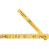 Klein Tools 91163B Righello pieghevole, 1,8 m, in fibra di vetro, scala di mattoni, lettura esterna, graduazione 1/16, ideale per la lavorazione del legno, la lavorazione dei metalli e progetti fai