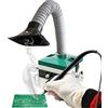 Generic Assorbitore di fumo di saldatura, stazione di saldatura per macchina per fumo 2 in 1, stazione di saldatura per estrattore di fumi di filtrazione, temperatura di riscaldamento rapido 150 W regola