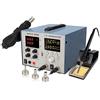 Toplionace Saldatore ad Aria Calda 220V Stazione Dissaldante 800W con Alimentatore Strumento di Riparazione Temperatura Regolabile 30V 5a, 9035D