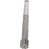 Naroote Alesatore, Punta Trapano per Alesatore 40mm 8 Flauti Alesatore in Carburo con Codolo Conico Tornio Alesatore per Foratura di Metalli Strumento di Alesatura