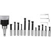 Generic Set di Teste per Alesatura, Pratici Utensili per Fresatura CNC, Elevata tenacità per Torni Centri di Lavoro (NT30-F1-18-12PCS)