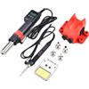 CCZRD Stazione Di Saldatura SMD 750W 2 In 1 Con Pistola Ad Aria Calda, Saldatore Display Digitale LCD, For Riparazione BGA PCB IC Riscaldamento rapido(Set1)