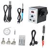 Vislone 858D 700W High Quality Soldering Station LED Digital Solder Iron Desoldering Station BGA Rework Solder Station Hot Air Gun + Electric Iron Set for SMD SMT DIP